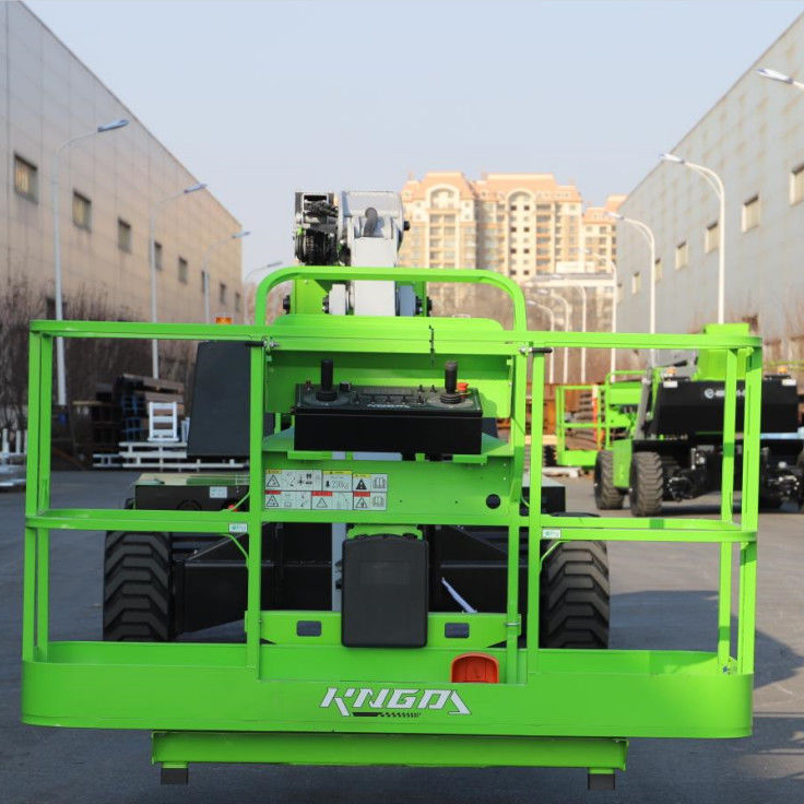 MEWP Electrical Articulating Boom Lift Max Working Height 17.8m 12V