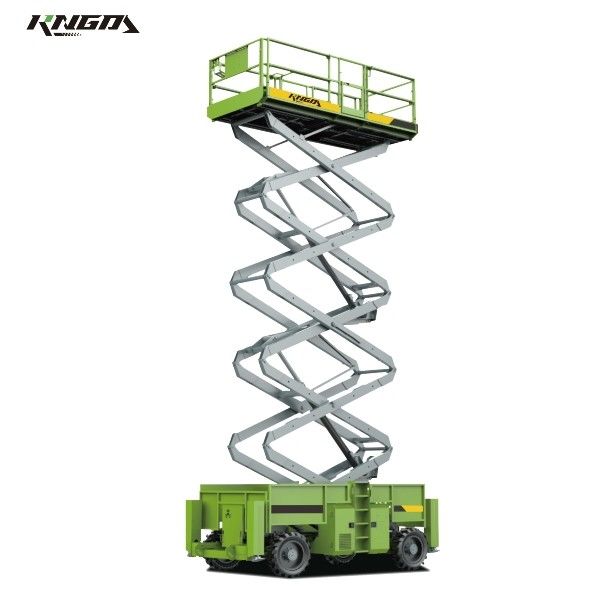 50ft 32' 26 Ft Rough Terrain Scissor Lift Scissor Raise Max Working 15m Size 84X30cm