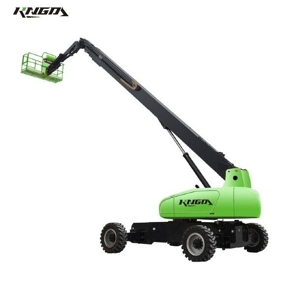 Electrical Telescopic Boom Lift Max Working Height 21.5m Telecommunication System