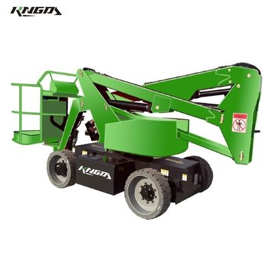 AWP Articulating Boom Lift Weight Machine 9000Kg Gradeability 45%